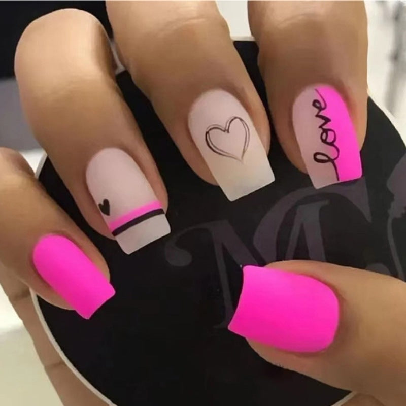 Artistic Love-Themed Nail Art Enhancements Kalsten