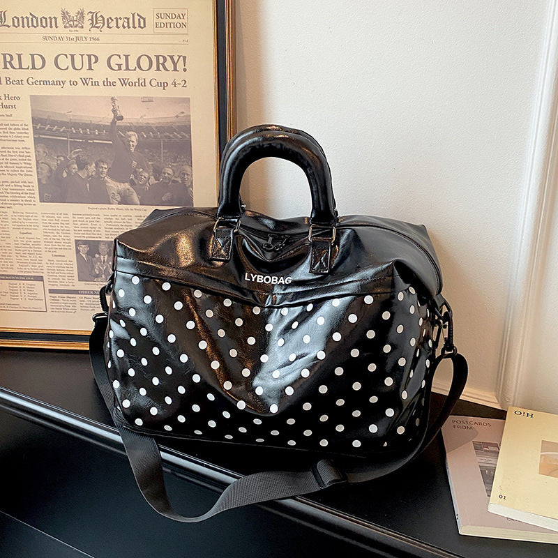 Stylish Polka Dot Travel Duffel Bag Kalsten