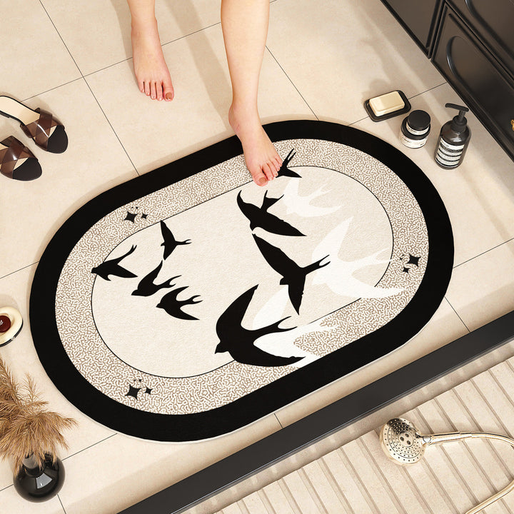 Plush Absorbent Bath Mat