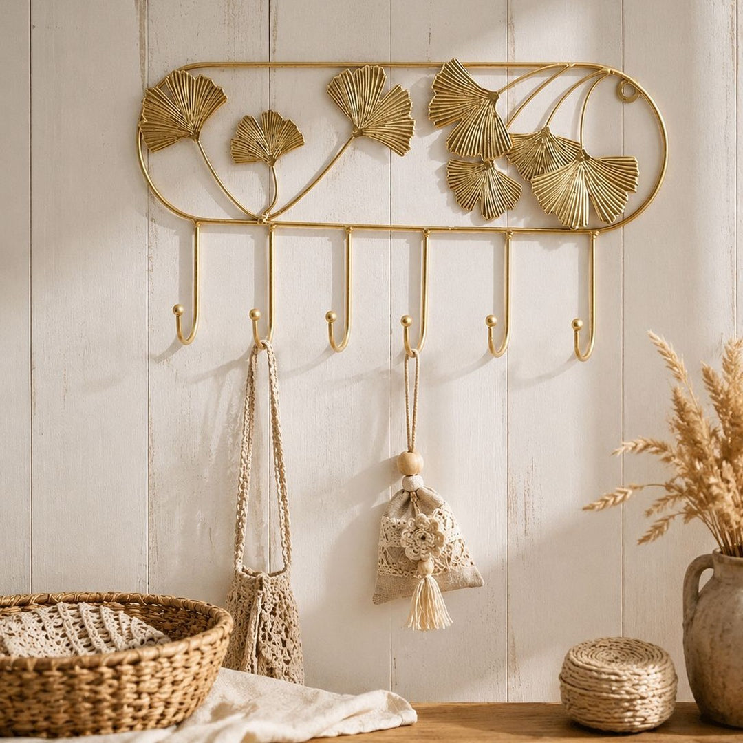 Floral Wall Hook Organizer