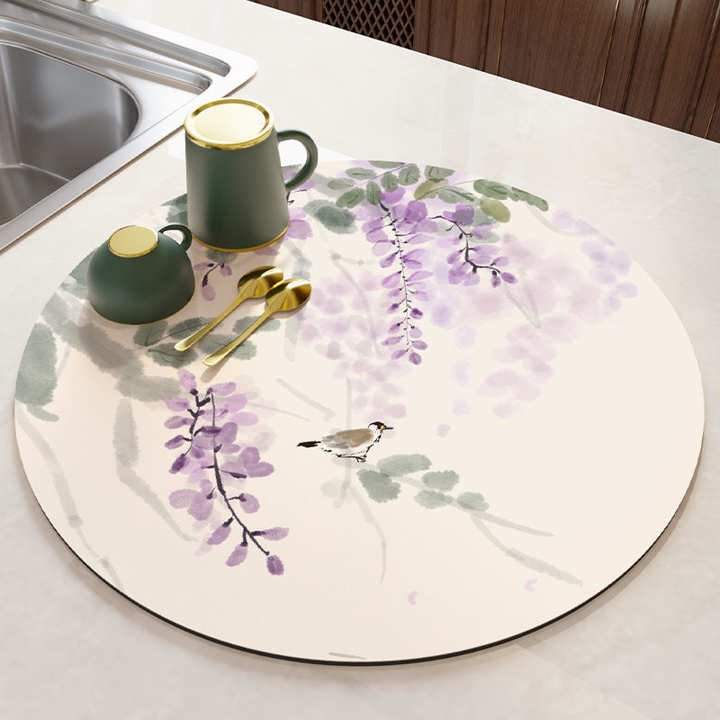 Elegant Round Kitchen Table Mat Kalsten