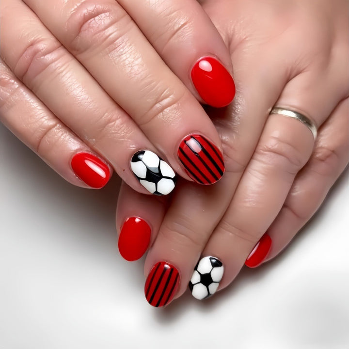 Creative football nail designs Kalsten