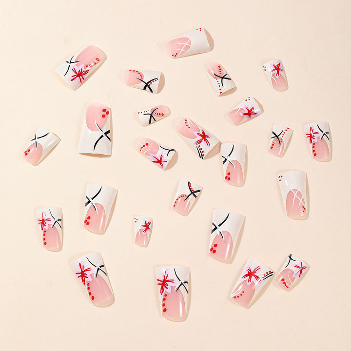 Artistic Floral Acrylic Nail Design Kalsten