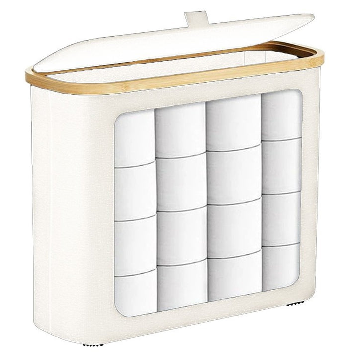Multifunctional laundry storage box with bamboo lid Kalsten