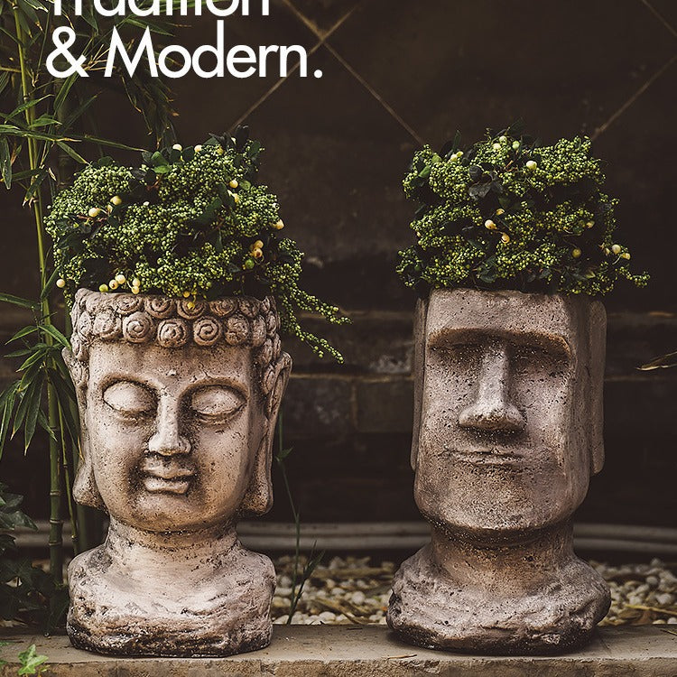 Decorative Buddha statuette Kalsten