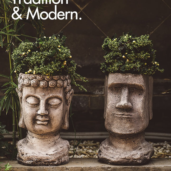 Decorative Buddha statuette Kalsten