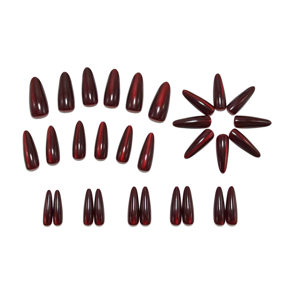Artificial Nails in Elegant Design with Shimmering Finish Kalsten