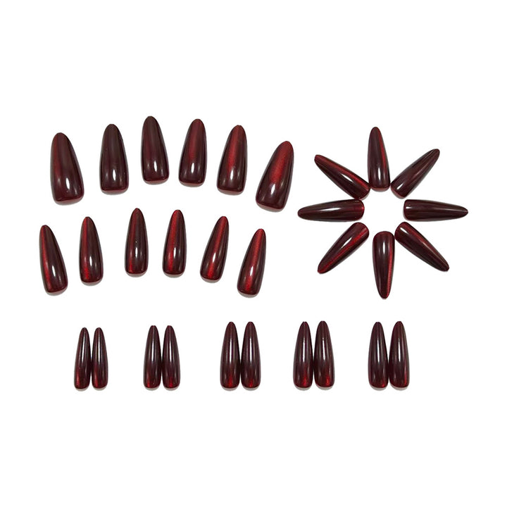 Artificial Nails in Elegant Design with Shimmering Finish Kalsten