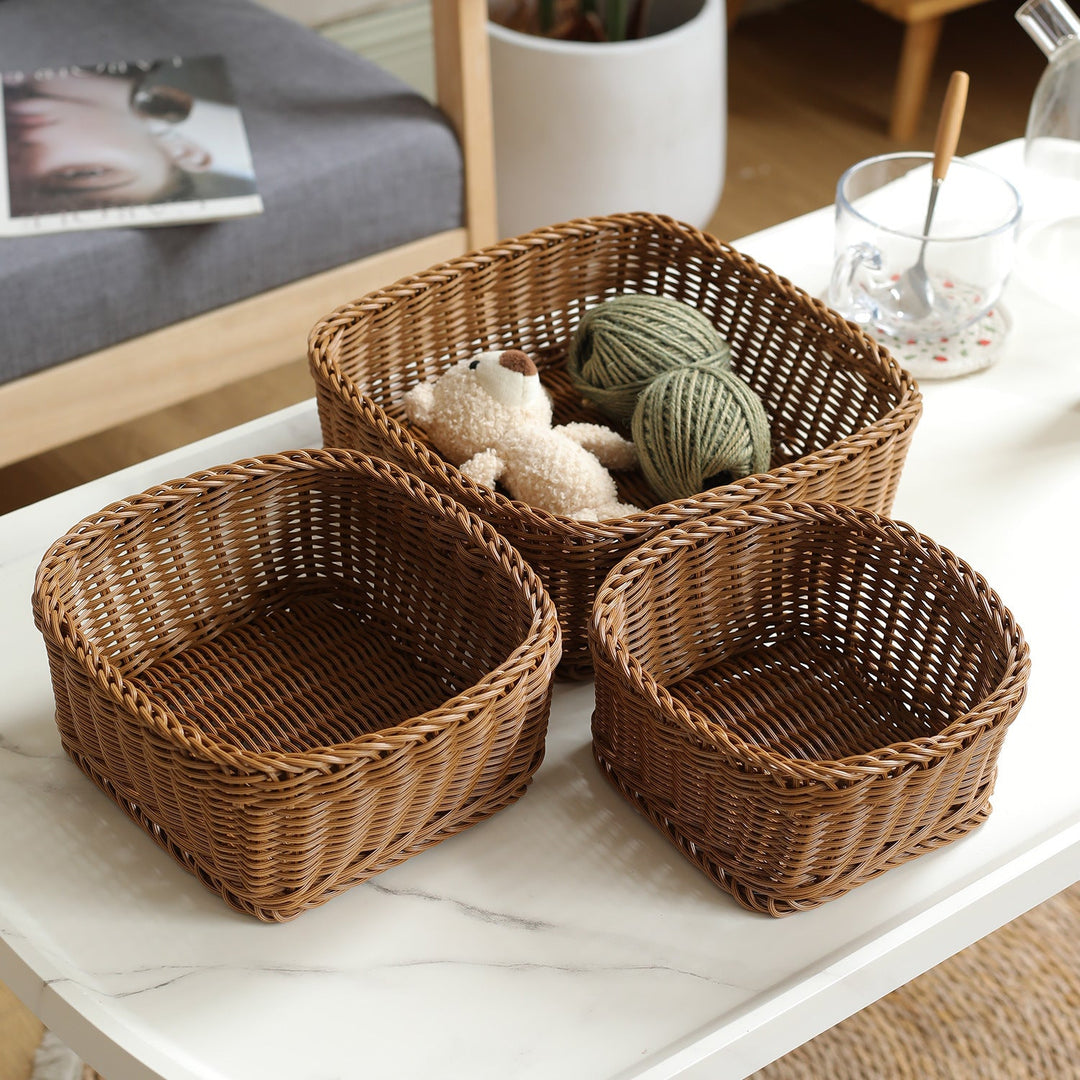 Elegant Woven Storage Basket with High-Quality Finish Kalsten