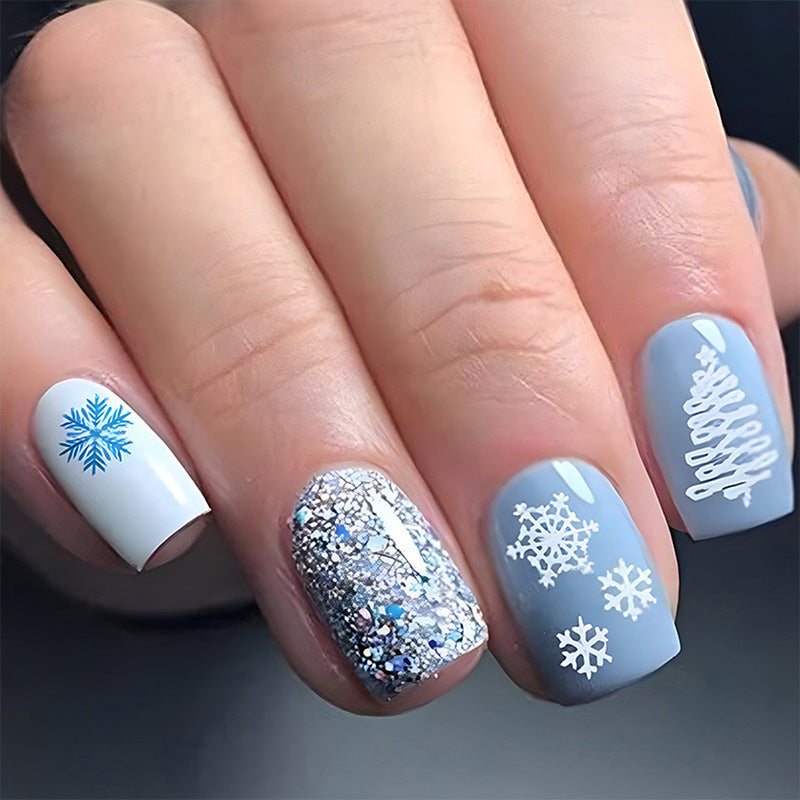 Artistic Winter Nail Art Kalsten