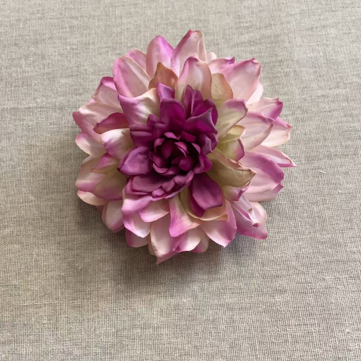 Lifelike Floral Hair Brooch