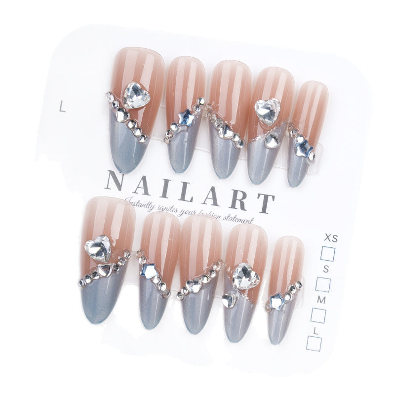 Artificial nails with decorative rhinestones Kalsten