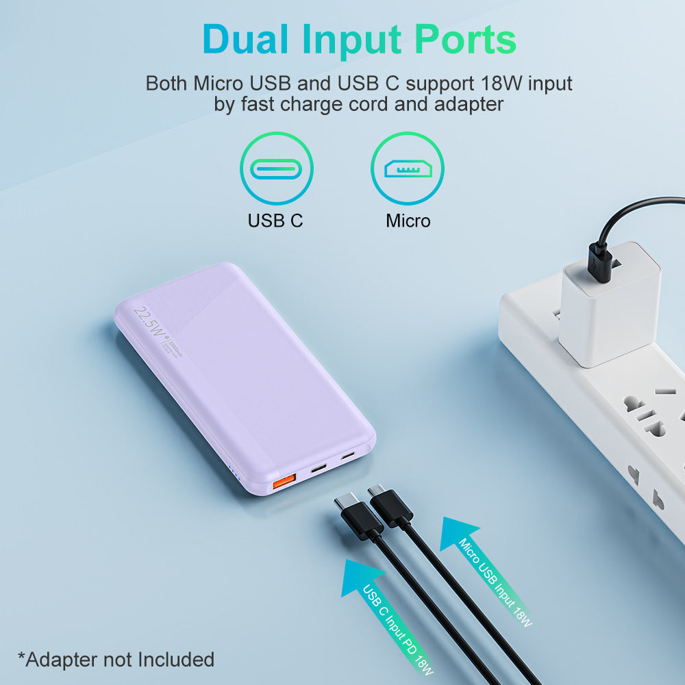 High-performance power bank with USB-C and fast charging function Kalsten