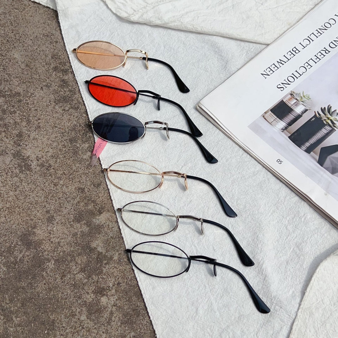 Retro-Inspired Oval Frame Glasses Kalsten
