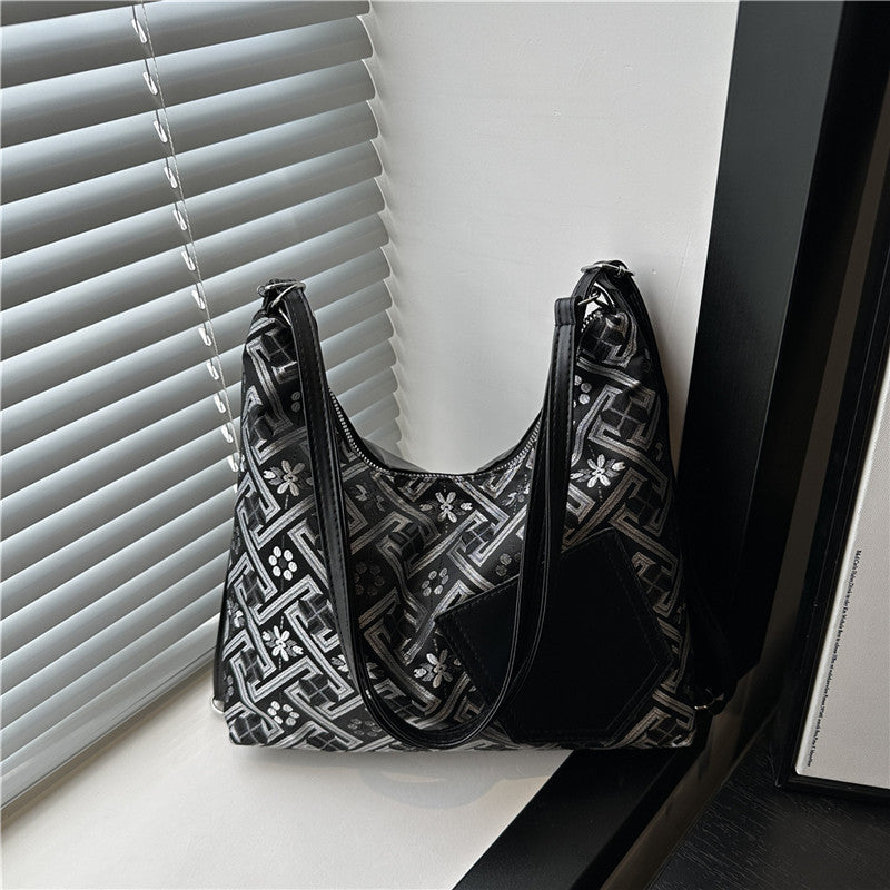 Stylish Geometric Pattern Shoulder Bag Kalsten