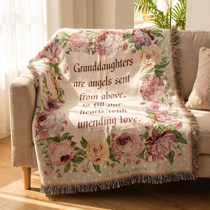 Decorative Inspirational Throw Blanket