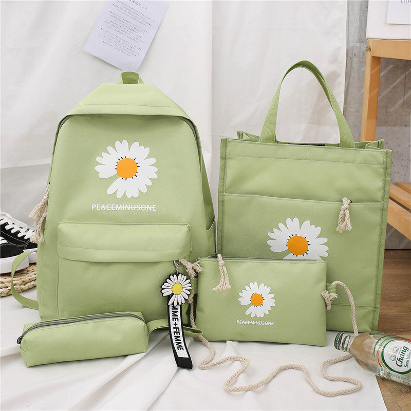 Floral Print Backpack Set Kalsten