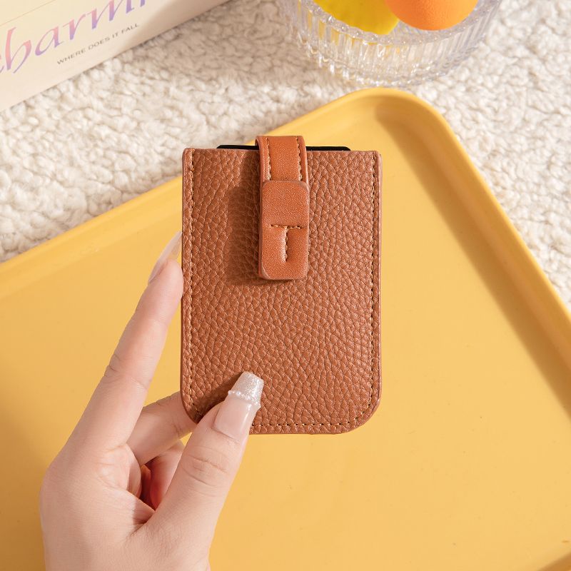 Textured Leather Card Holder