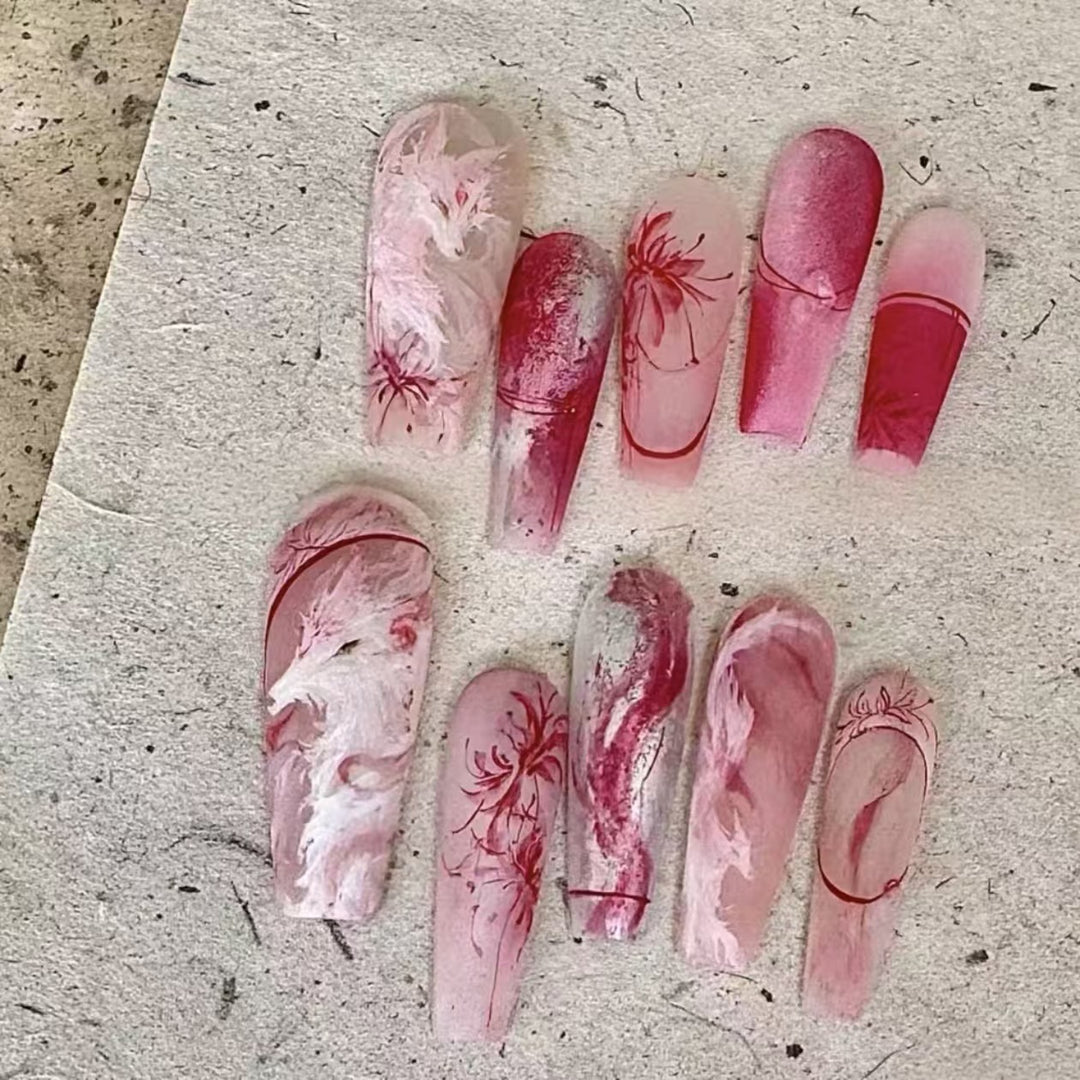 Artistic Floral Nail Art Design Kit Kalsten