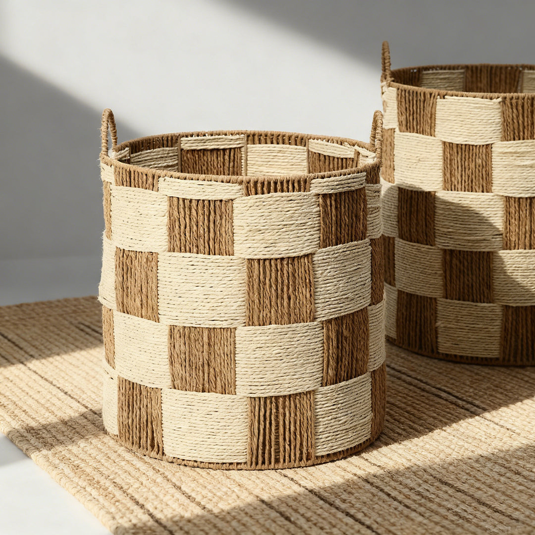 Storage basket with handles Kalsten