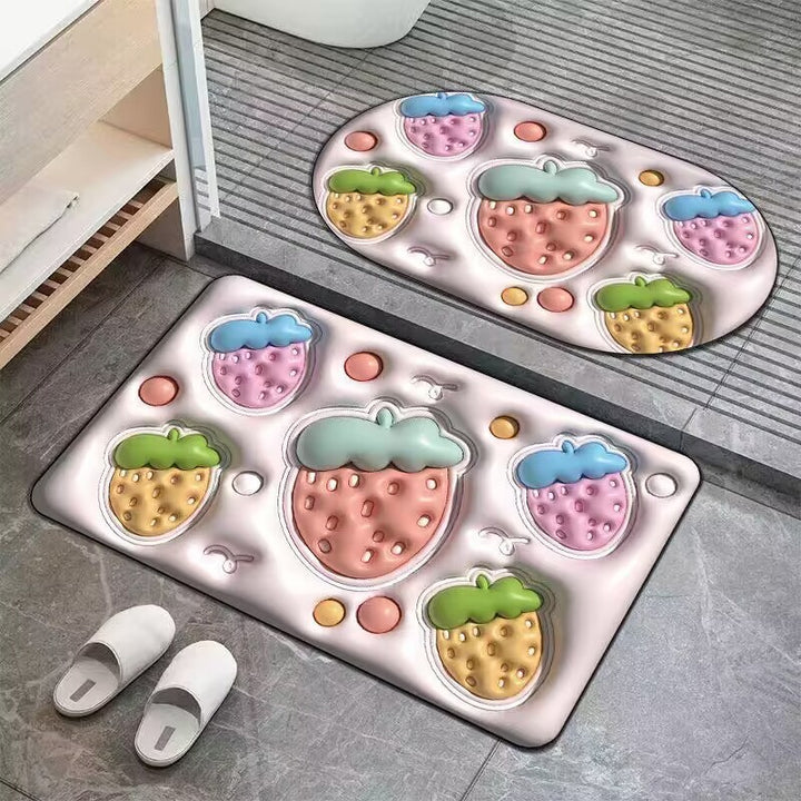 Playful Pet-Themed Area Mat