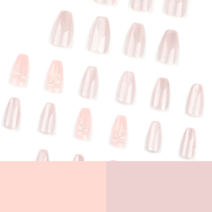 Artistic acrylic nails with glittering ombre design Kalsten
