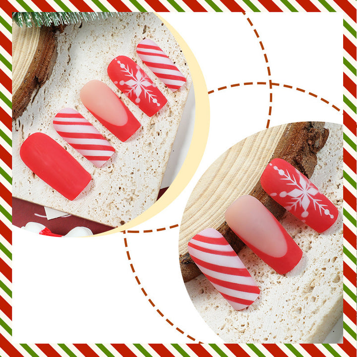 Festive Artificial Nail Set Kalsten