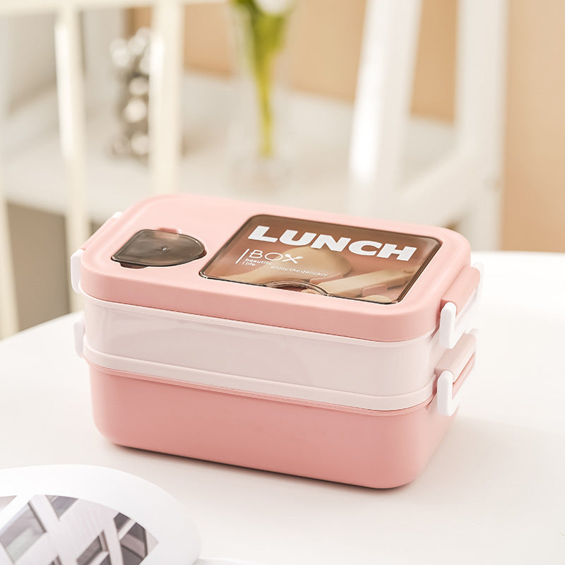 Double-Layered Food Storage Lunch Box