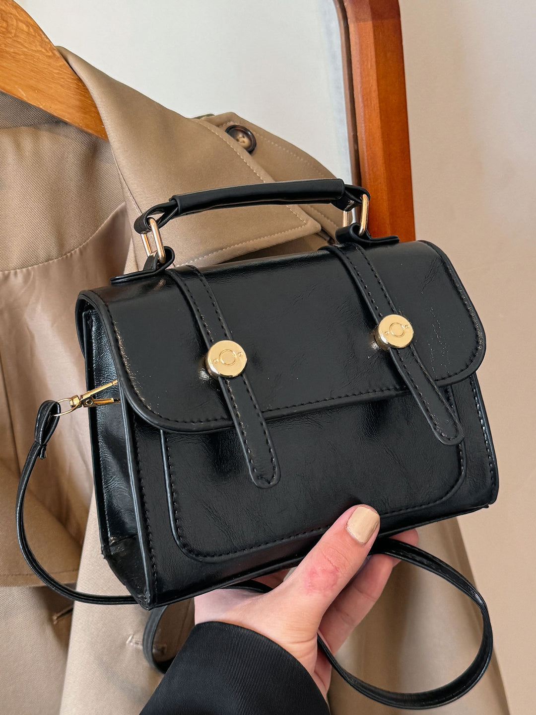 Stylish Structured Crossbody Bag