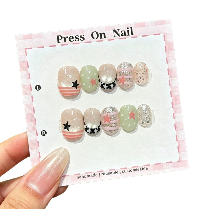 Creative Press-On Nail Set