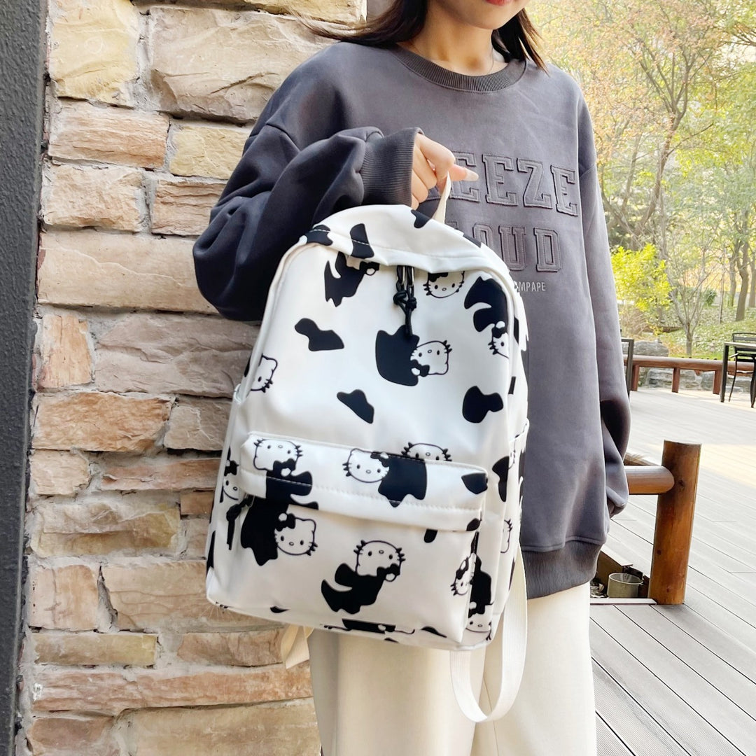 Cartoon Character Print Backpack Kalsten