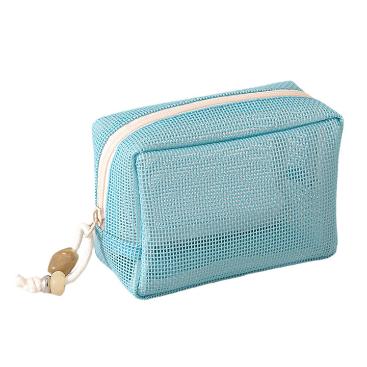 Mesh Zippered Toiletry Pouch Kalsten