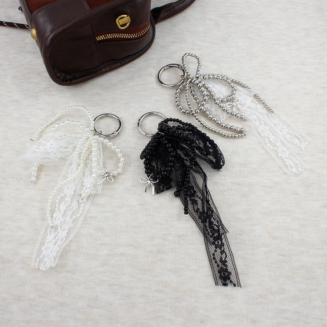Lace and Bead Keychain Kalsten