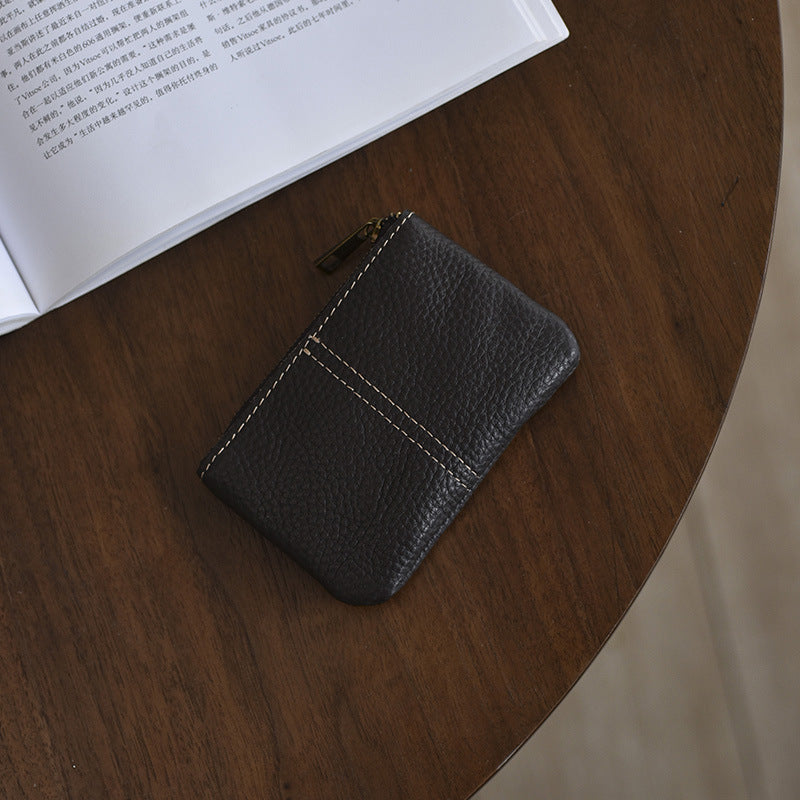Textured Leather Card Holder Kalsten