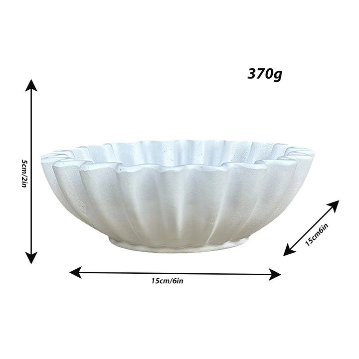 Decorative serving bowl with wave design Kalsten