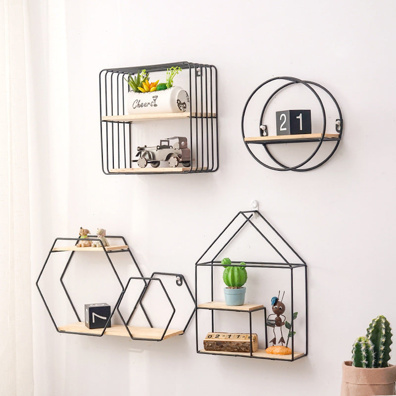 Hexagonal Floating Plant Shelf