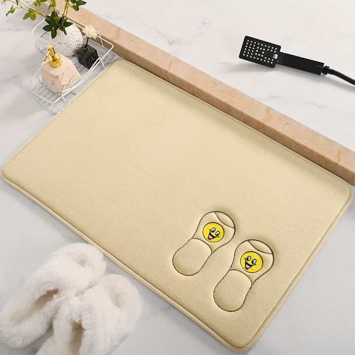 Cartoon-Themed Plush Bath Rug