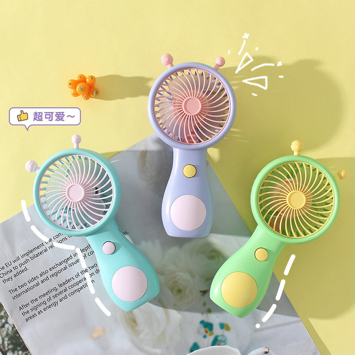 Unisex Portable Hand Fan with Flexible Handle and Stylish Design Kalsten