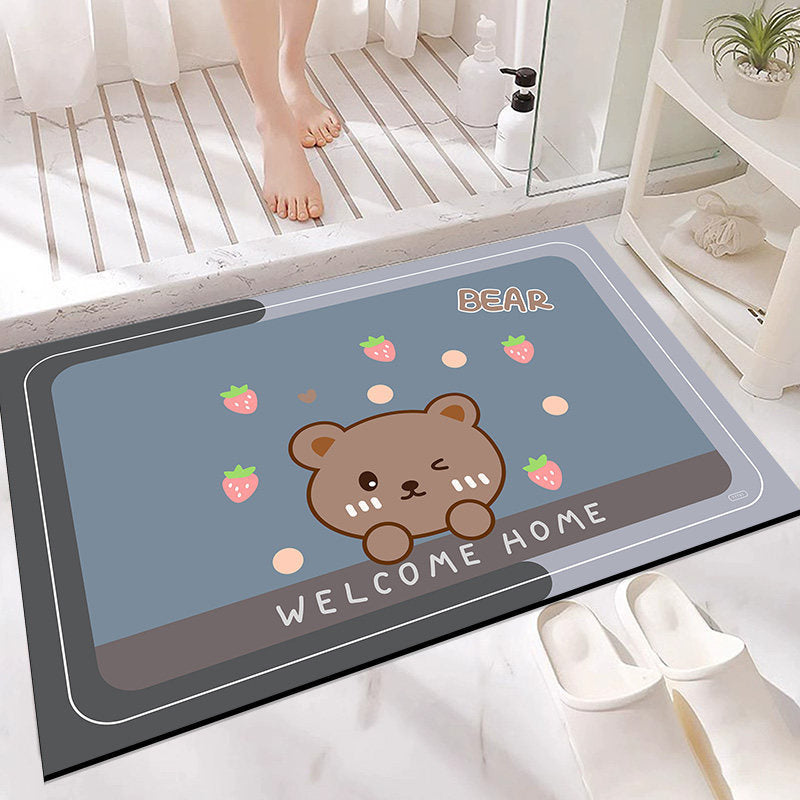 Absorbent Bathroom Mat Kalsten