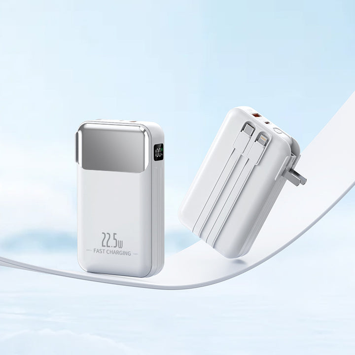 Portable fast charger with integrated socket Kalsten