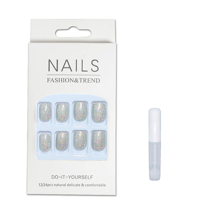 DIY Glitter Press-On Nails Kalsten