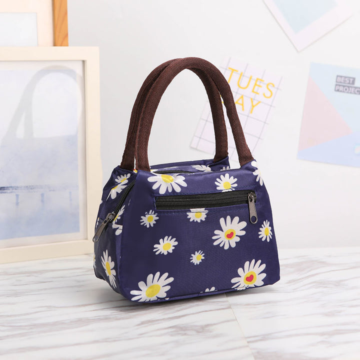 Floral Print Insulated Lunch Carrier Kalsten