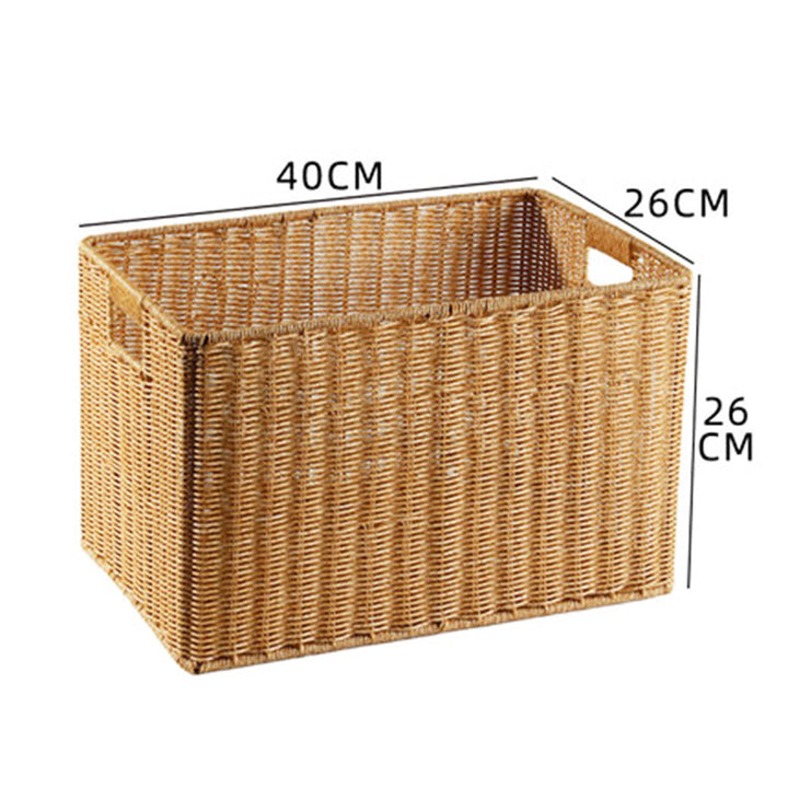 Rectangular Woven Storage Basket Kalsten