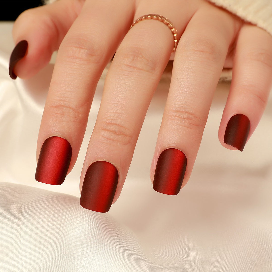 Matte Finish Press-On Nail Set Kalsten