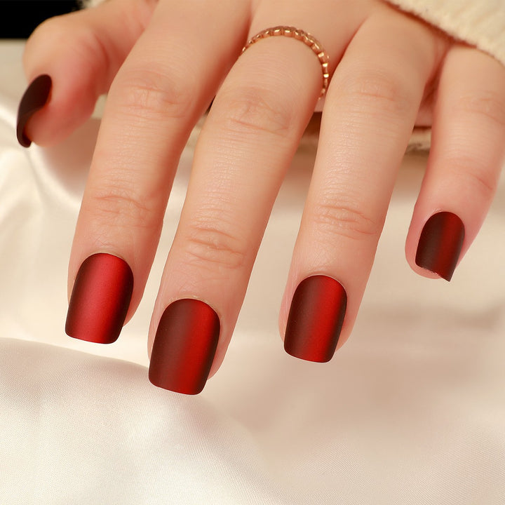 Matte Finish Press-On Nail Set Kalsten
