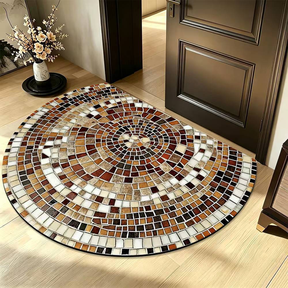 Mosaic pattern carpet
