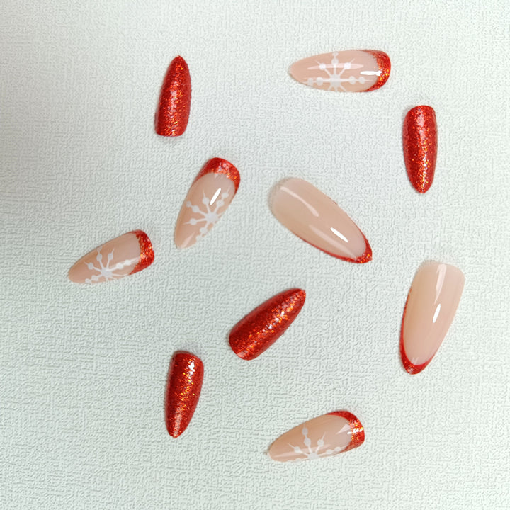 Artistic Long-Lasting Press-On Nail Set Kalsten