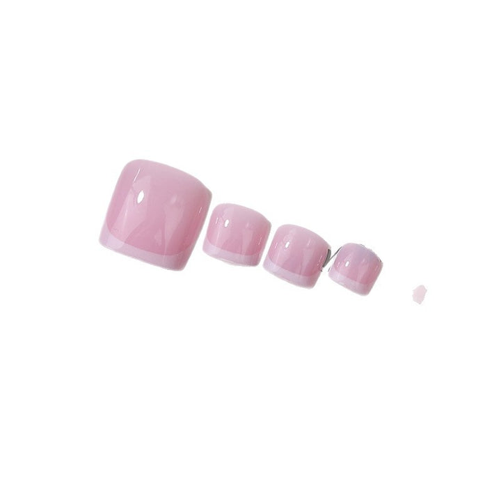 Stylish French Tip Press-On Nails Kalsten