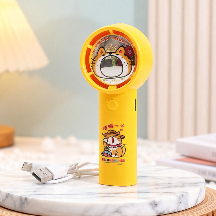 Women Portable Hand Fan with Playful Design Kalsten