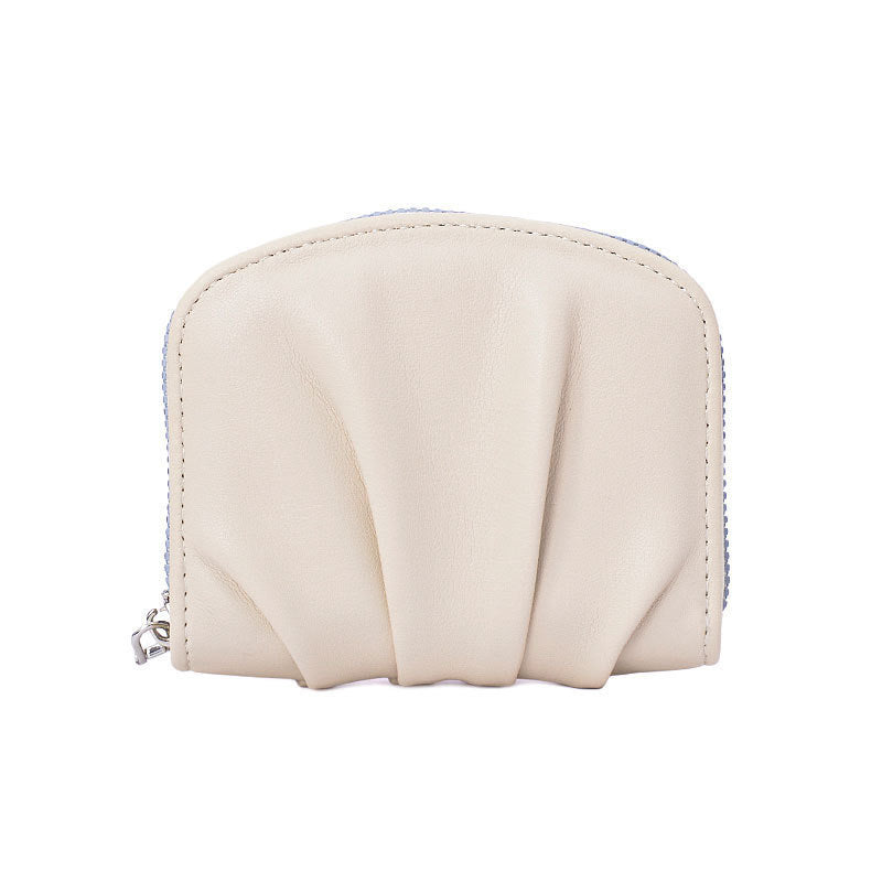 Sophisticated Textured Leather Coin Pouch Kalsten